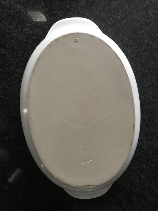 Tabuleiro de ceramica resistente ao forno tamanho XL