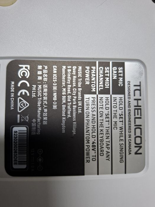 TC Helicon Perform VK