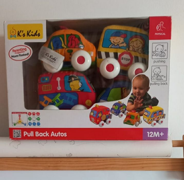 4 Carrinhos kids Criança de tecido + 12 M