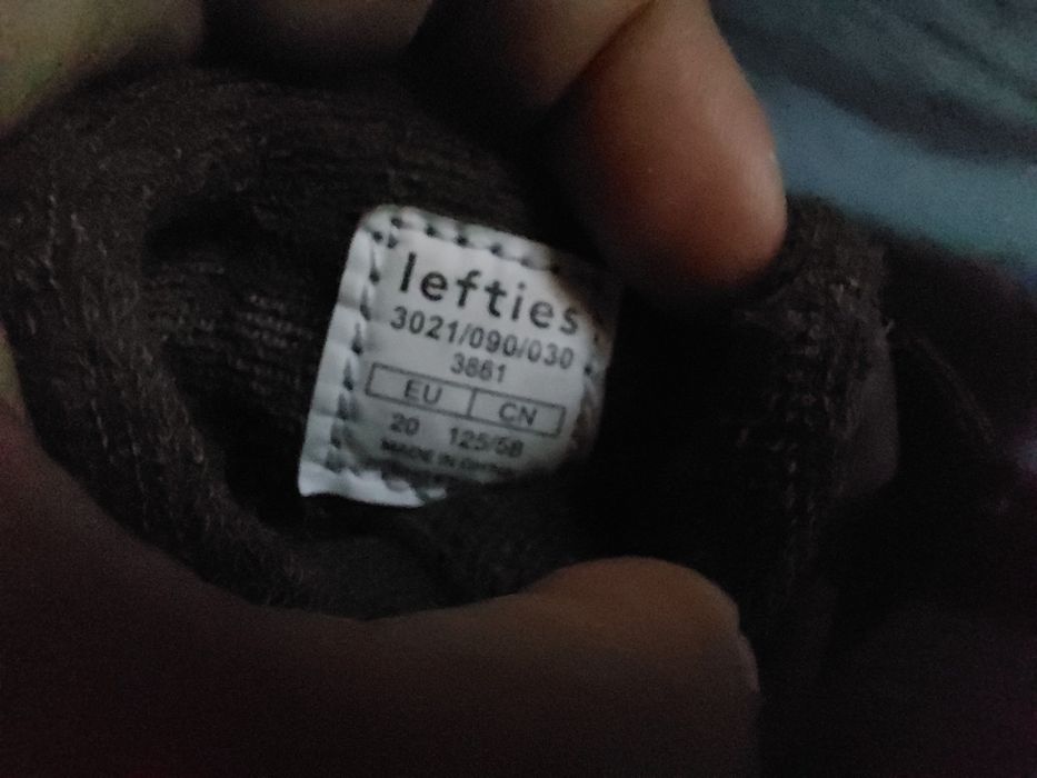 Bota bebé  nr20 lefties