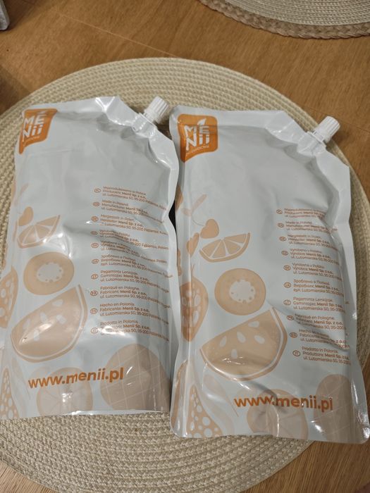 Puree Marakuja Premium Pulpa 1 kg Menii, 2x1kg