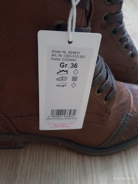 Nowe botki Mustang