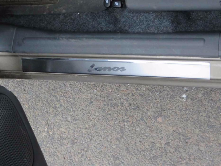 Накладки на пороги Ланос (Lanos/ Sens), нерж.