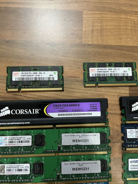 Varias memorias ram ddr2