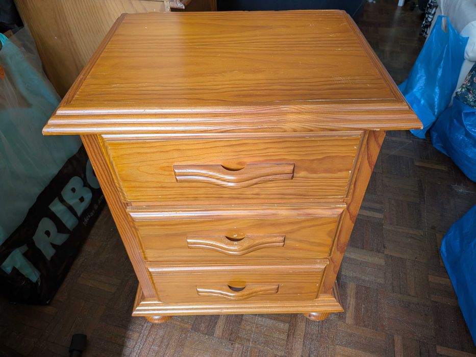 TWO BEDSIDE TABLES, LIKE NEW, €50 EACH, CHERRY AND LIGHT OAK64738113298563120