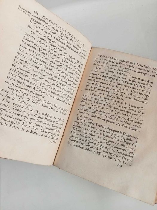 1.ª Edição sobre os mais excelentes pintores antigos e modernos. 1666.