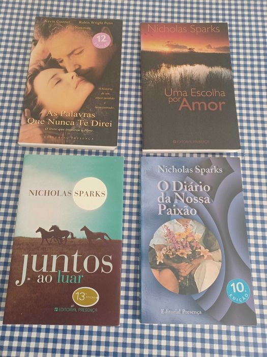 4 livros Nicholas Sparks