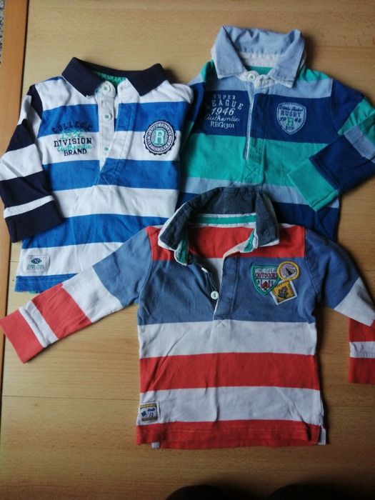 Polo manga comprida algodão