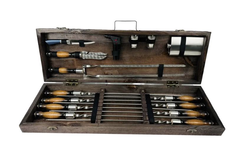 Подарочный набор Шампуров  в ящике 015