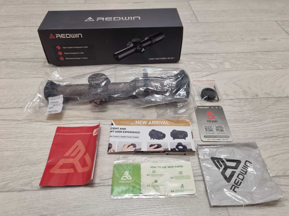 Luneta biegowa RED WIN Scarlet 1-6 jak NOWA!