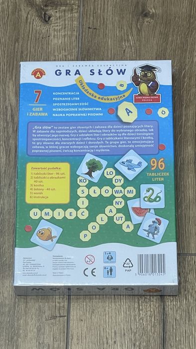 Gra edukacyjna Gra słów