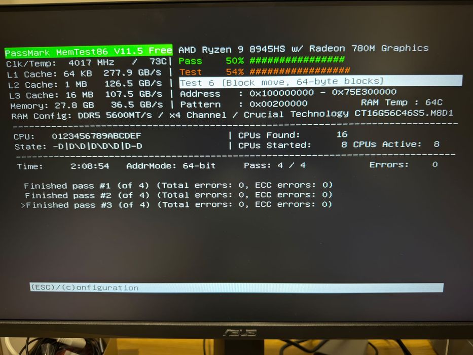 DDR5 Crucial 32GB (2x16GB) CT2K16G56C46S5 5600 MHz SO-DIMM