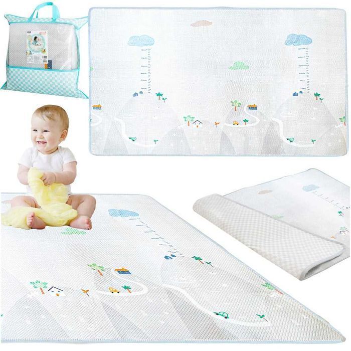 mata edukacyjna piankowa miarka wzrostu szara 200 x 180 cm