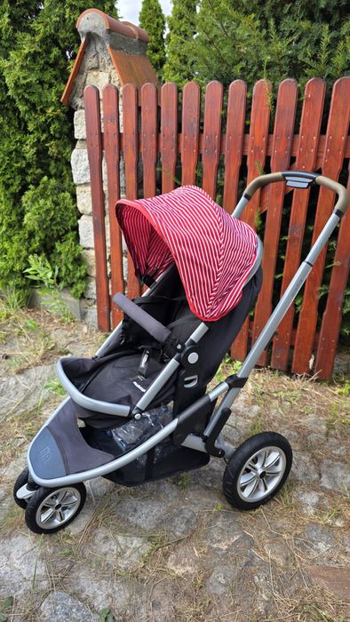 Wózek spacerówka nosidełko wielofunkcyjny koła pompowane