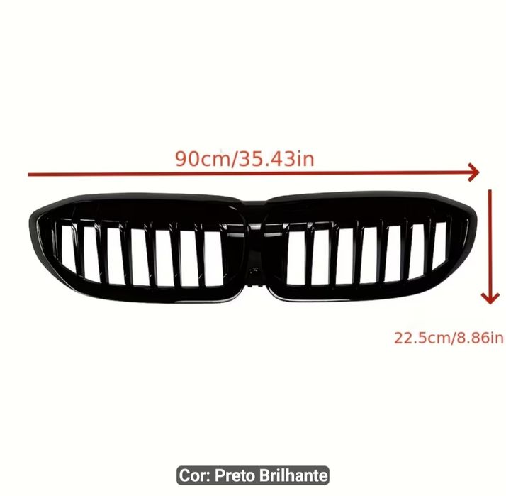 Grelha frontal bmw g20 /g21