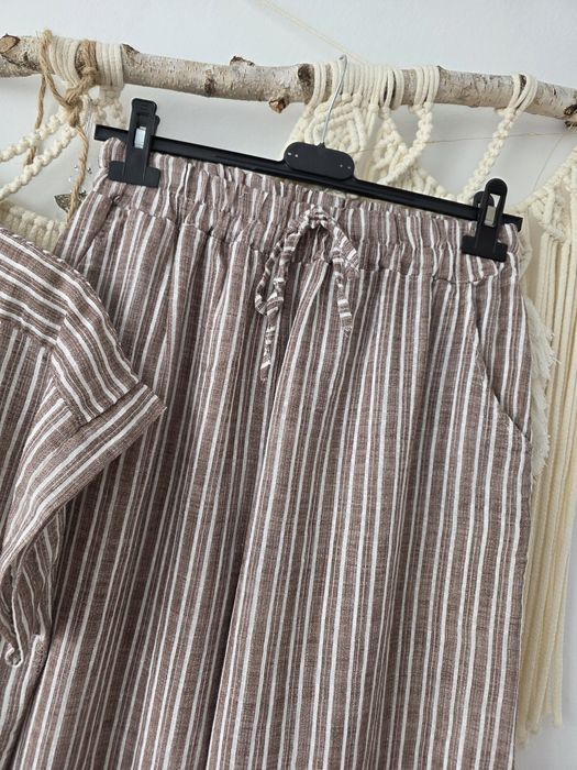 Komplet lniany M/l