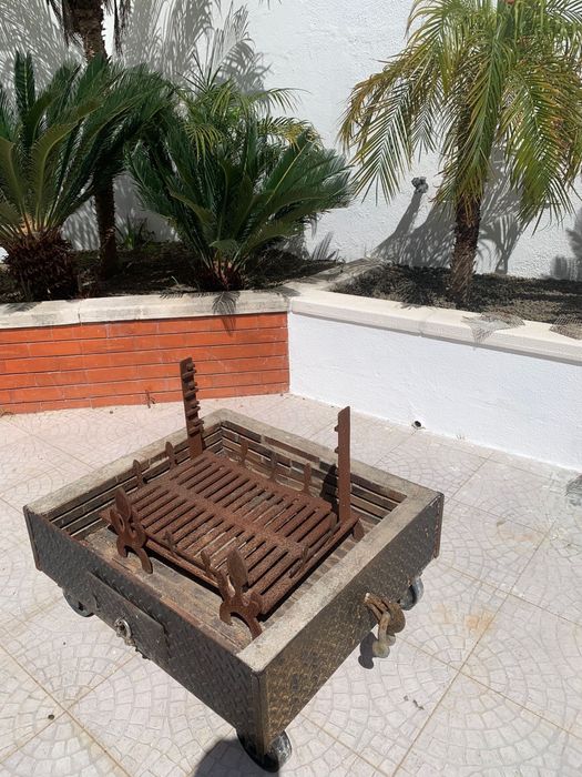 Lareira de exterior.