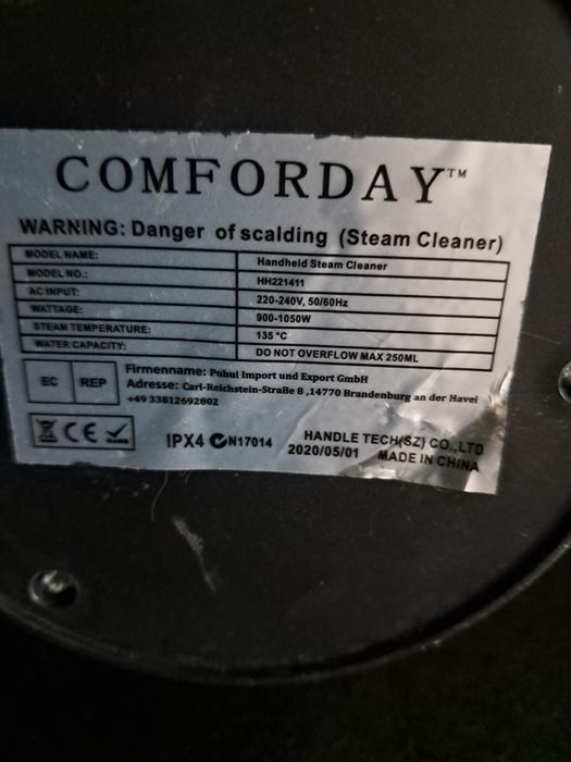 Пароочиститель бренда COMFORDAY