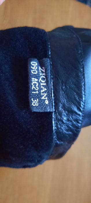 Ботфорди нові, шкіра