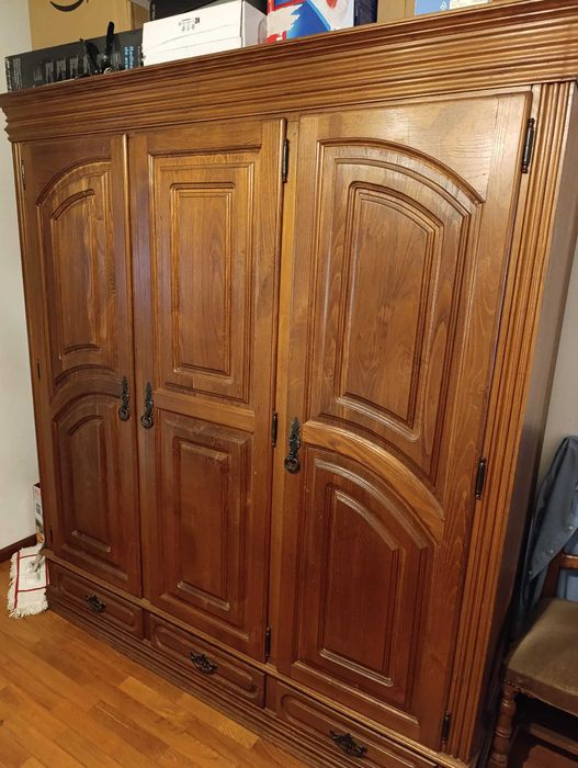 Conjunto de quarto completo ou peças separadas - Madeira maciça