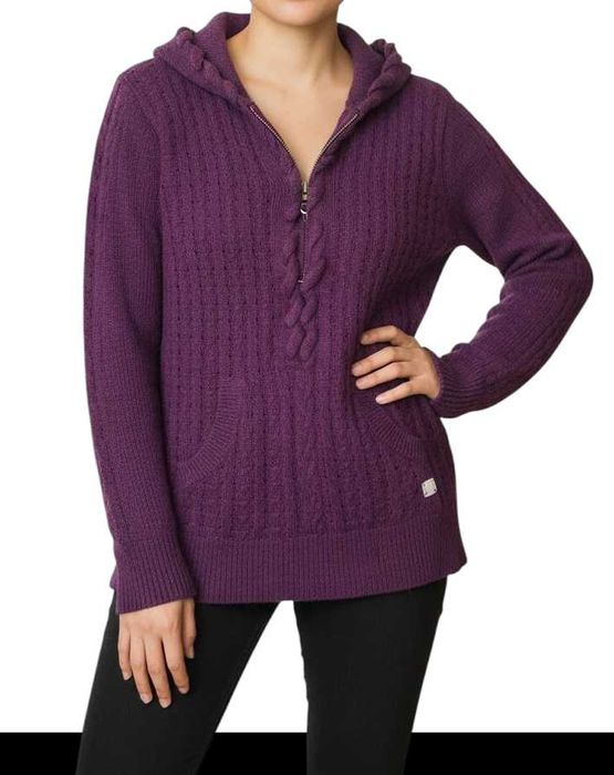 Burgundowy sweter DKNY r. XL