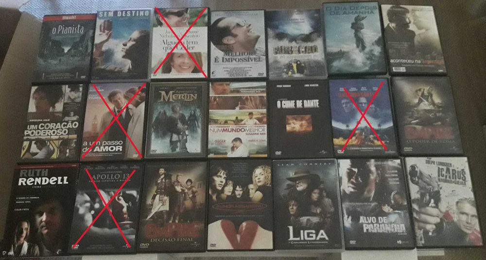 DVD's - Vários - como novos