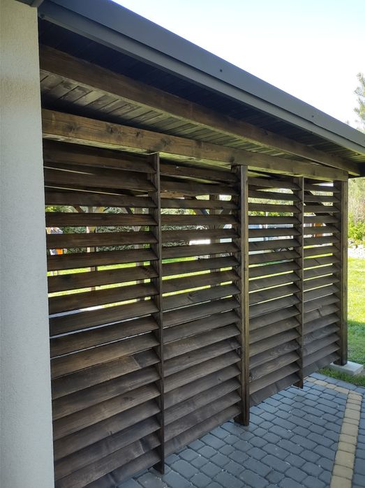 Rolety drewniane stałe żaluzje drewniane ruchome deseczki PRODUCENT