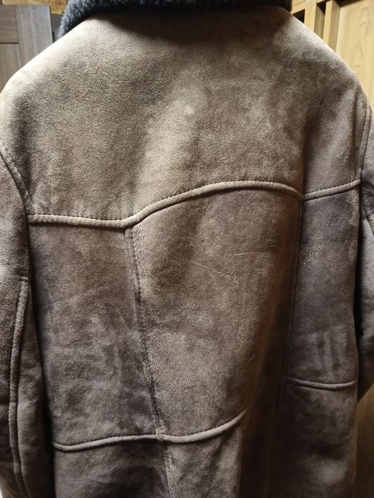 Męski kożuch z b.dobrych skór prod.francuskiej.