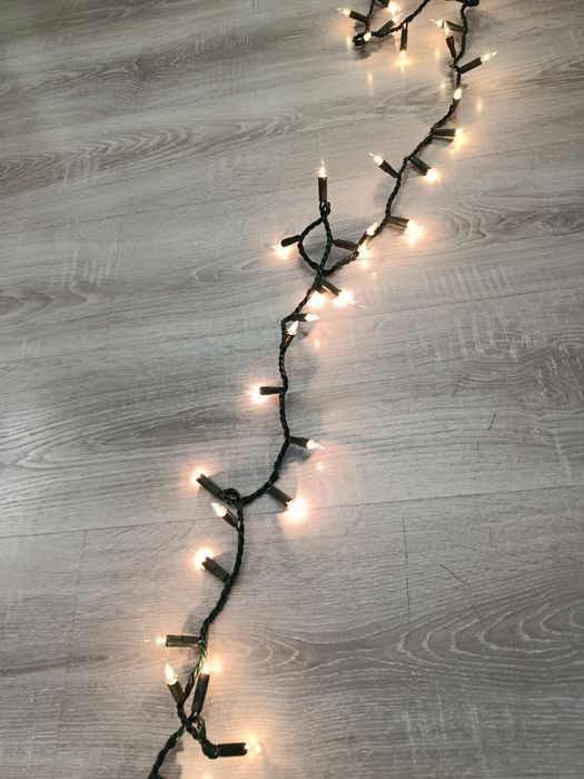 Lampki choinkowe 100 szt białe ciepłe