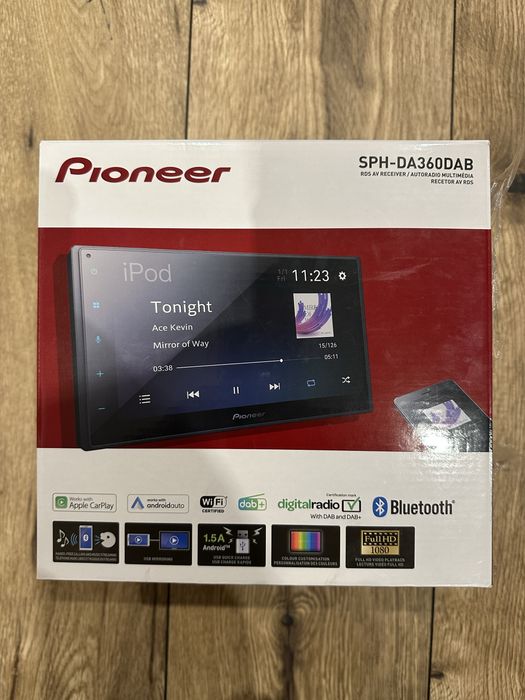 Pioneer SPH-DA360DAB | 2DIN | Apple CarPlay / Android Auto | Jak Nowe!