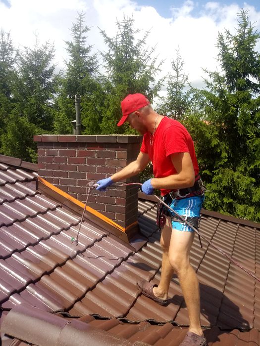 malowanie dachów, mycie impregnacja dachu,mycie hal przemysłowych,hali