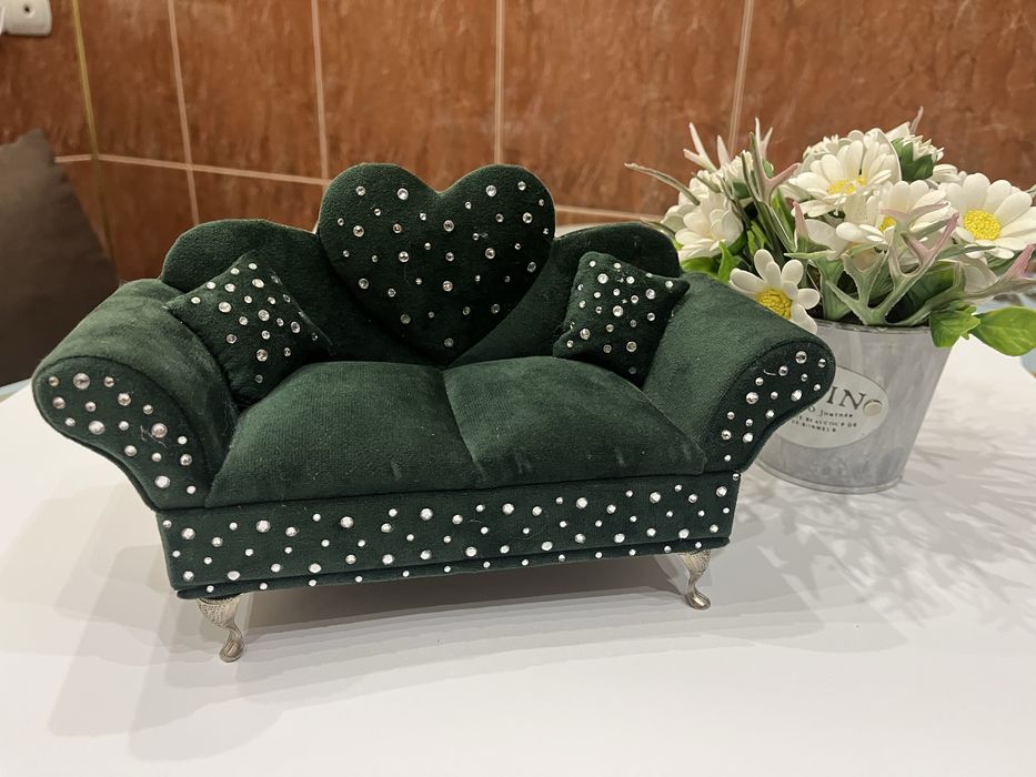 Шкатулка бархатна ручна робота