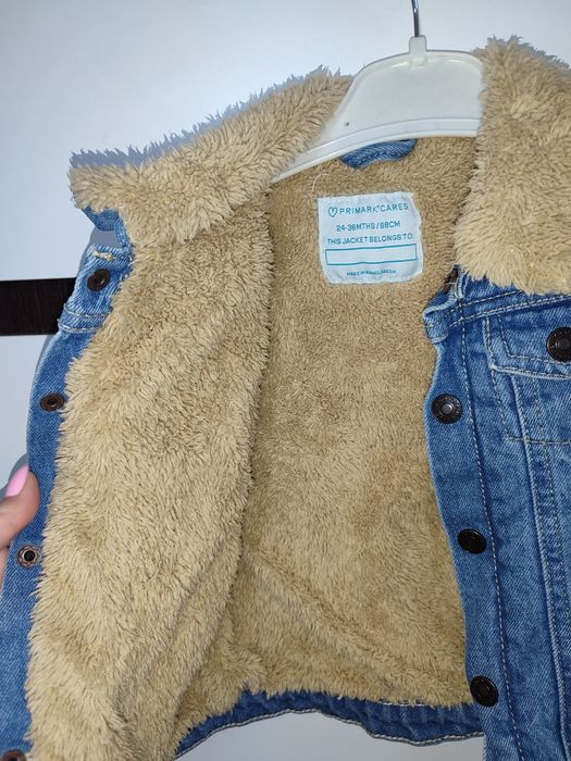 Утеплена джинсовка/джинсова куртка