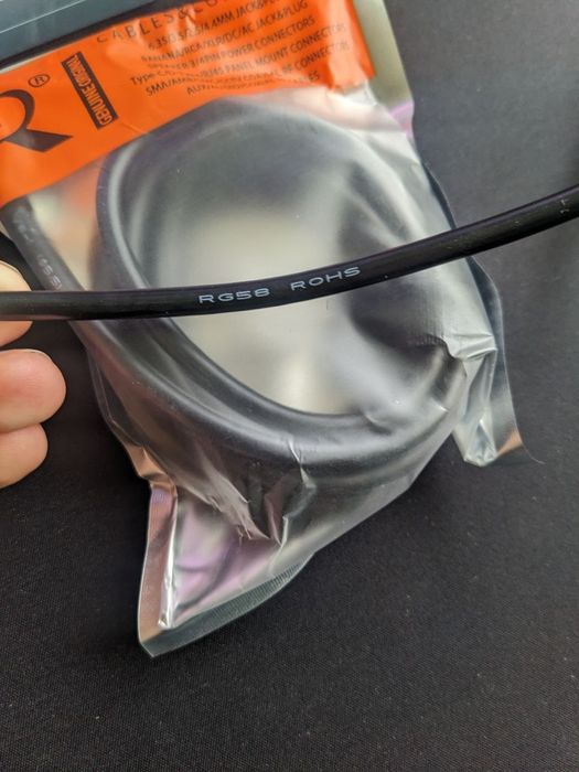 Кабель подовжувач для WiFi rp-sma RG58 2м коаксіальний