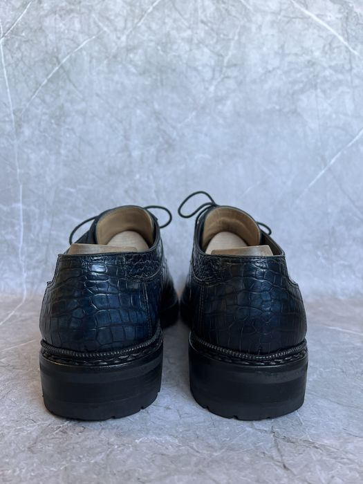 Santoni мужские кожа крокодила 42