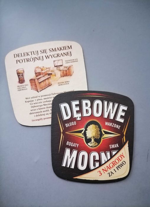 Podstawka pod piwo - Dębowe Mocne