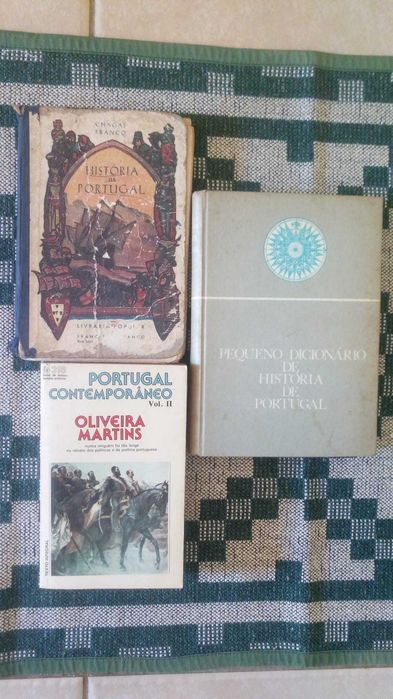 Conjunto livros historia e economia de Portugal e outros