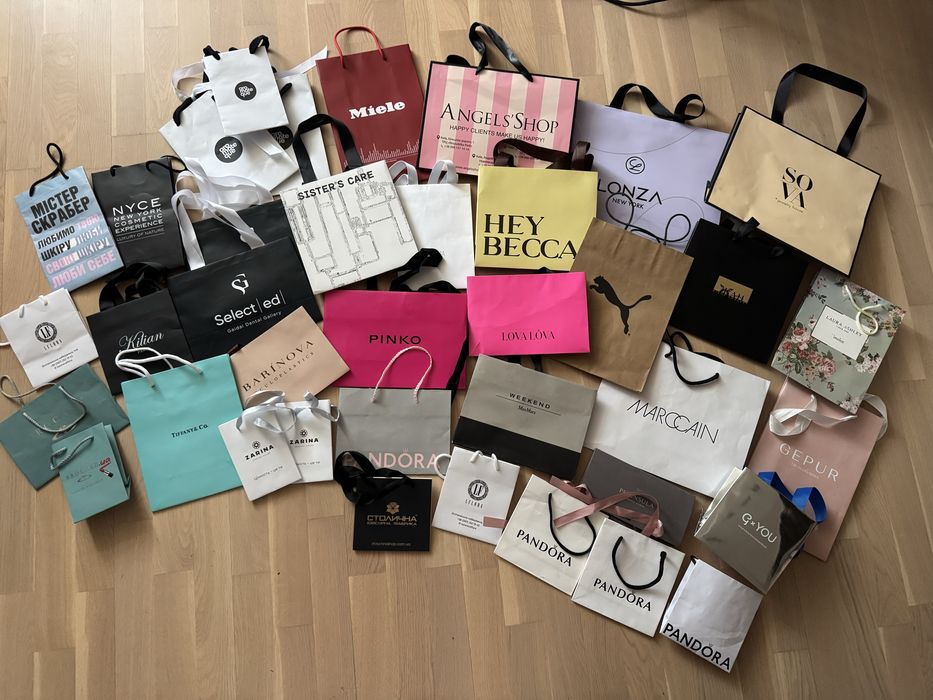 Подарочные пакеты kilian pandora gepur layra ashley pinko marccain