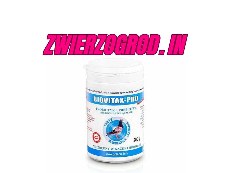 Patron BIOVITAX-PRO – probiotyk i prebiotyk dla gołębi, 200 g