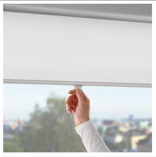 Estore de correr opaco branco IKEA 120x195 cm