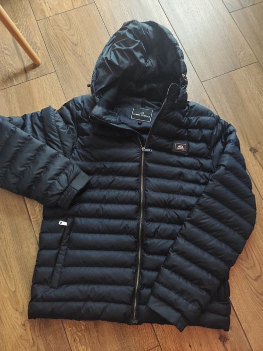 Nowa kurtka jesienno zimowa M Emporio Armani exchange granat