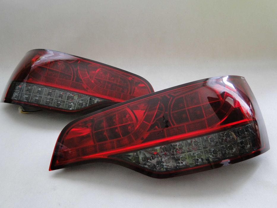 Lampy światła tył tylne AUDI Q7 4L 06-09 DIODY LED Red SMOKE TUNING IGŁA!