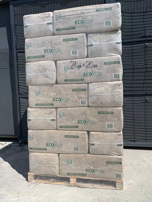 Ściółka dla zwierząt, ściółka lniana, opk.20kg, paleta 21 opk./ kurier w cenie !