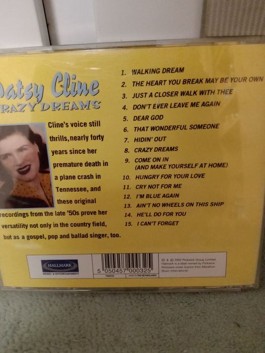 Patsy Cline , Crazy Dreams , CD.