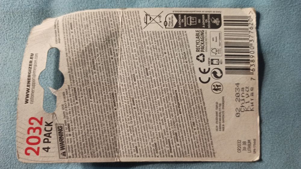 Energizer 2032 Lithium 4szt zestaw