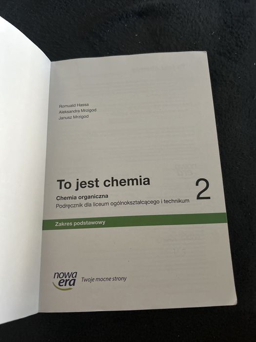 Ksiażka do chemi