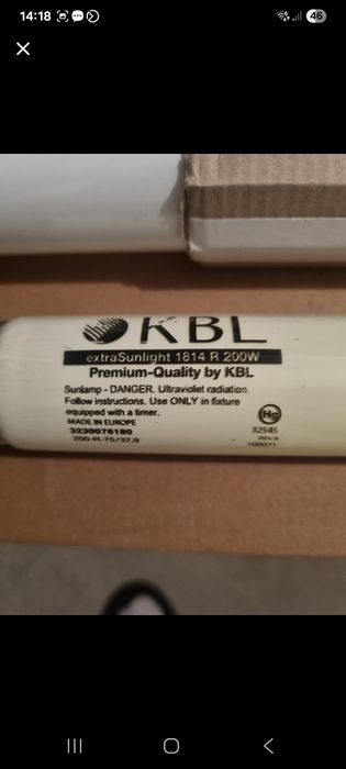 Lampy kbl komplet  solarium 48 sztuk