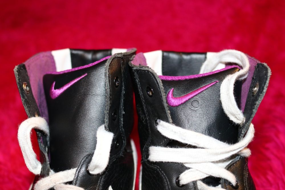 Nike - wygodne buty za kostkę roz. 37.5, skóra.