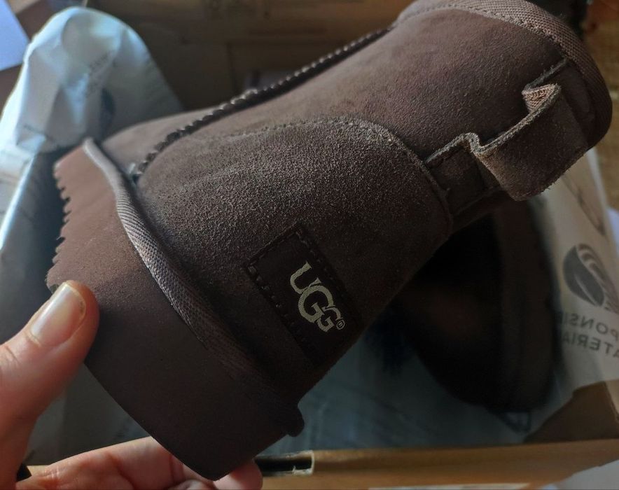 Чоловічі замшеві уггі UGG  Mini  Men Dusted Cocoa