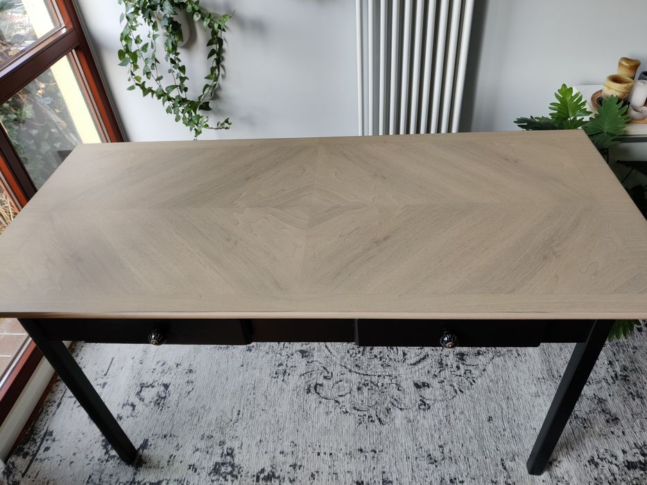Stół drewniany / biurko 160cm x  73cm z szufladami